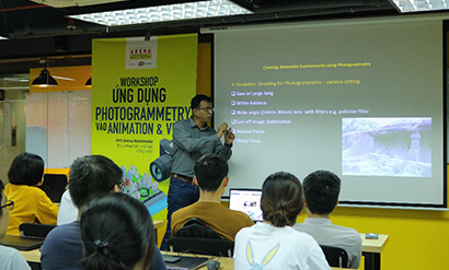 Học viên ARENA hào hứng cùng chuỗi chuyên đề về Photogrammetry của chuyên gia ARENA từ Ấn Độ