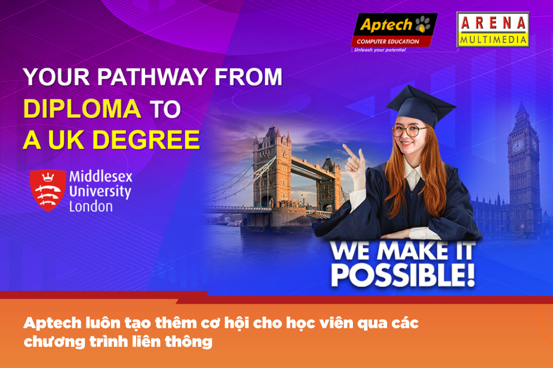 Bước tiến tự tin về tương lai cùng chương trình liên thông của Aptech