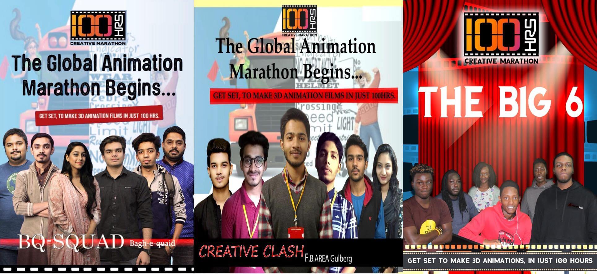 Những đối thủ đáng gờm khác trong cuộc thi toàn cầu 100HRS-Creative Marathon